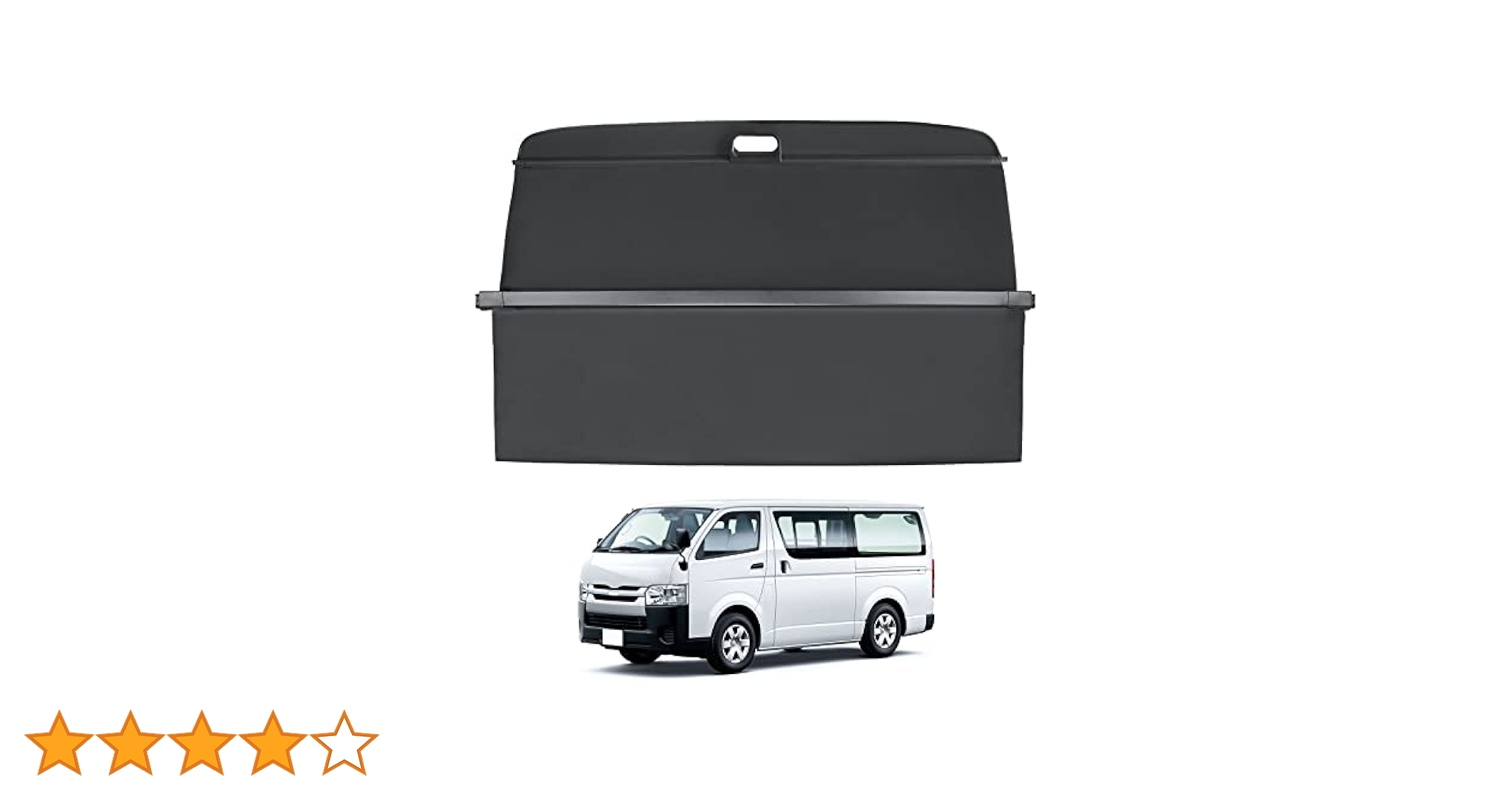 ハイエース　カスタム　ロールシェード　ロールスクリーン　カーテン　KARUDE Amazon | KARUDE トヨタ ハイエース 200系 トノカバー ロール